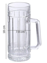 Load image into Gallery viewer, Oberglas Gambrinus Beer Mug 550 ML Set of 2 pcs | Beer Mug