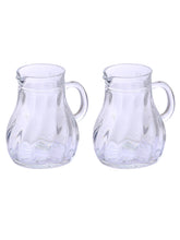 Load image into Gallery viewer, Oberglas Salzburg Imported Carafe/Pitcher/Water/Juice/Cocktail/Whiskey/Milk Glass Jug Set, 500ml, Set of 2