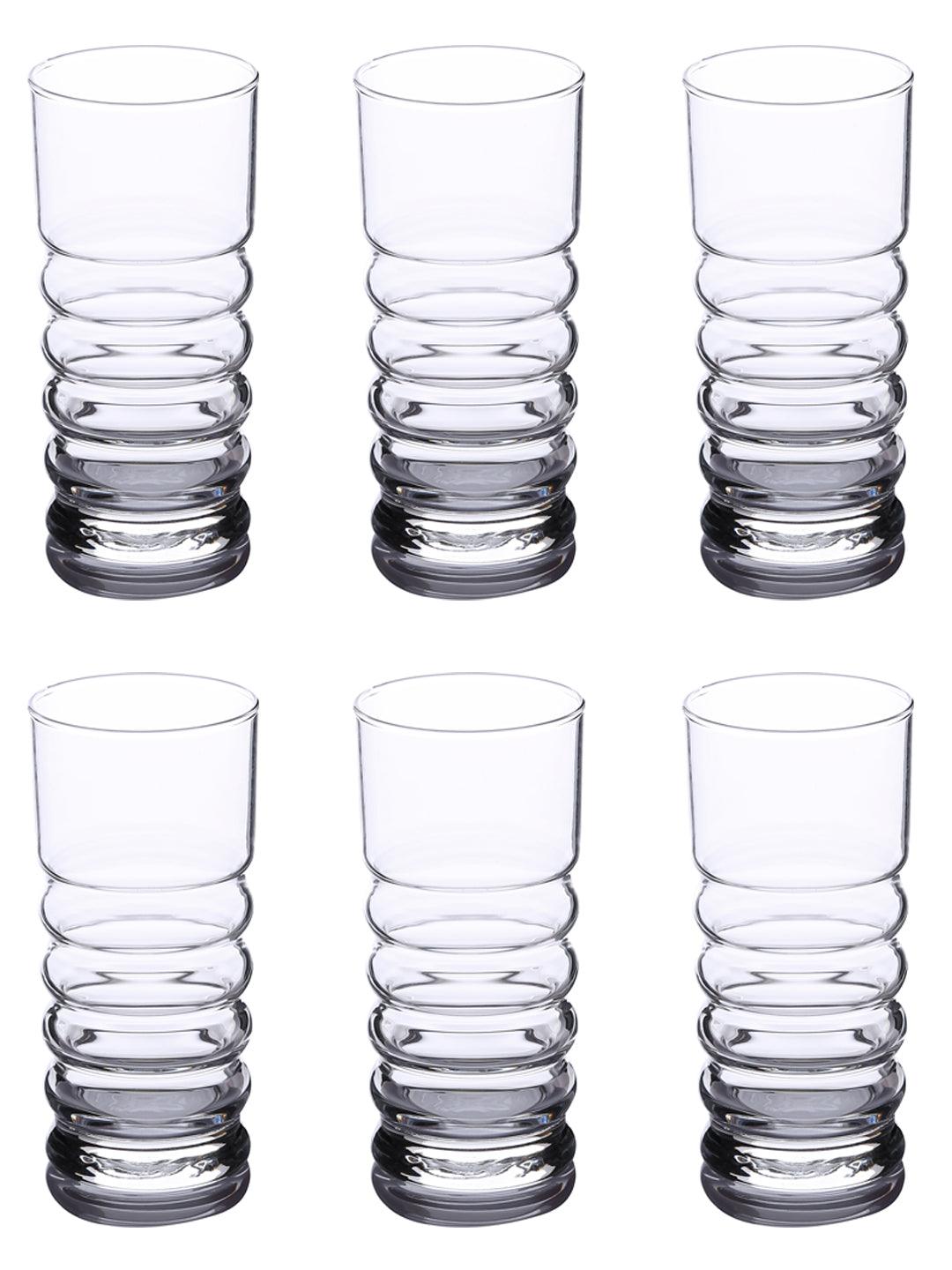 Juice Glass Set - Uniglass Twist Highball 365 ML Set of 6 pcs | Water