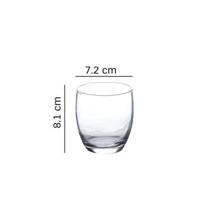 Uniglass, Anika Dessert Glass Set, 250ml, Set of 6pcs, Transparent | Dessert Glass