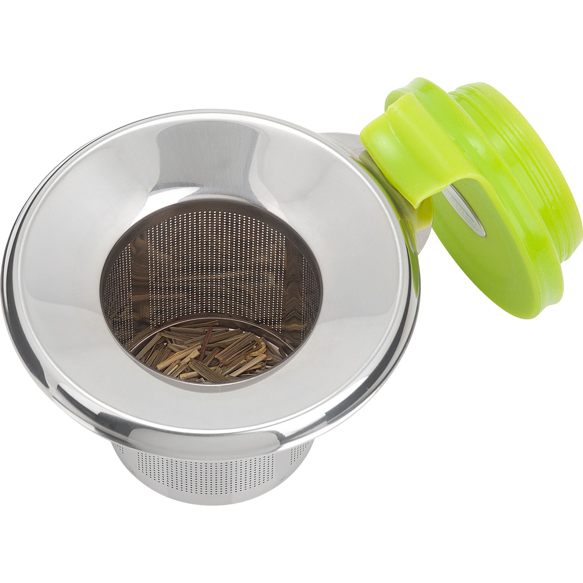 Trudeau Stainless Steel Tea Infuser-Flip, Green | Kitchen Tools