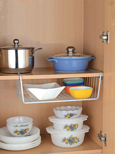 JVS Undershelf Basket Medium - 12" | Kitchen Storage