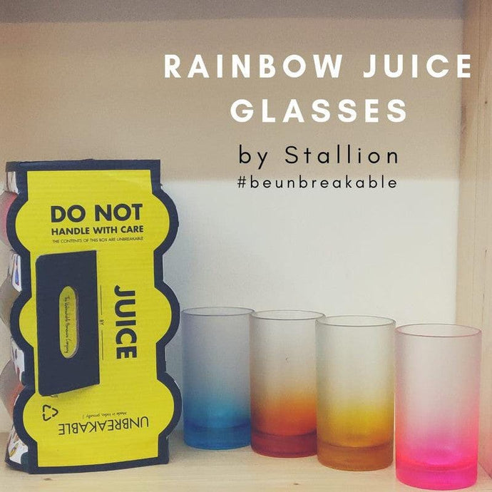 Stallion Barware Polycarbonate Drink Glasses Unbreakable (200 ml) -Set of 4 | Water/Juice Glass