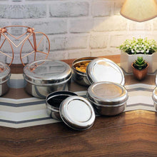 Load image into Gallery viewer, Smartserve Stainless Steel Sada Puri Dabba, Set of 4 | Food Container
