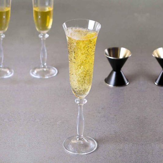 Durable champagne glass for fine dining