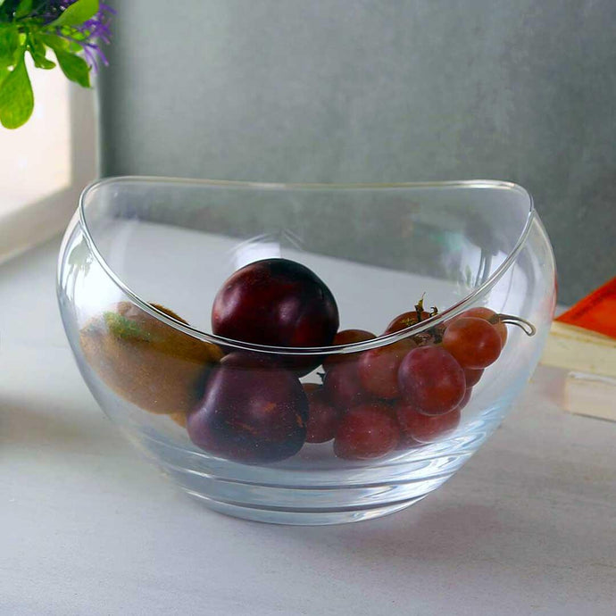 Bohemia Crystal Gandola Bowl Glass Set, 235ml, Set of 1pcs, Transparent, Non Lead Crystal Glass | Bowl