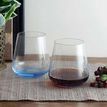Load image into Gallery viewer, Whiskey Glass 400 ML Set of 6 Pcs, Blue Base | Bohemia Crystal Siesta | Whiskey Glass