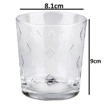 Load image into Gallery viewer, Smartserve Prisma Whiskey Tumbler Glass Set, 285ml, Set of 6 | Whiskey Glass