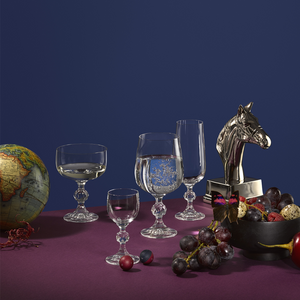 Bohemia Crystal Claudia Wine Glass 230ml, Set of 6, Transparent