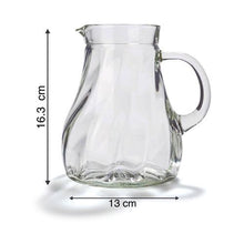 Load image into Gallery viewer, Oberglas Salzburg Carafe/Pitcher/Water/Juice/Cocktail/Whiskey/Milk Glass Jug, 1 Litre (1000ml), Transparent | Jug