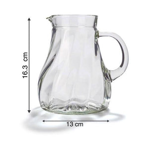 Oberglas Salzburg Carafe/Pitcher/Water/Juice/Cocktail/Whiskey/Milk Glass Jug, 1 Litre (1000ml), Transparent | Jug