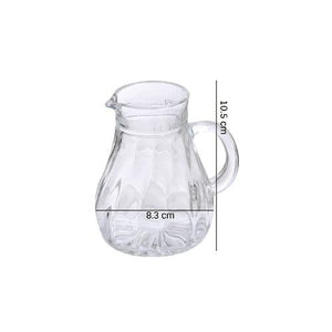 Oberglas Salzburg Carafe/Pitcher/Juice/Water/Cocktail/Whiskey/Milk Glass Jug Set, 250ml, Set of 2 | Jug