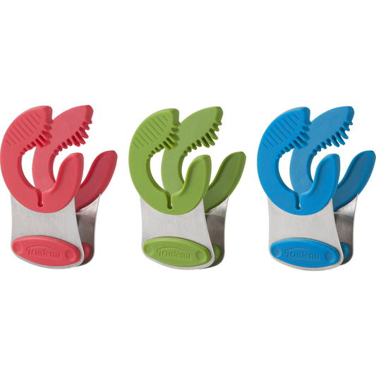 Trudeau Flex Pot Clip, set of 3, Multicolour | Kitchen Tools