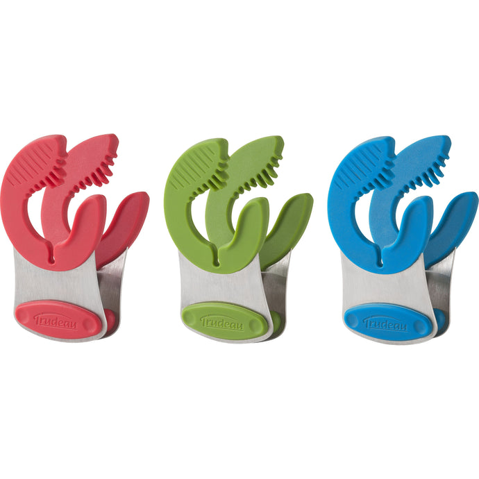 Trudeau Flex Pot Clip, set of 3, Multicolour | Kitchen Tools