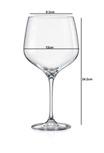 Load image into Gallery viewer, Bohemia Crystal Rebecca Wine Glass Set, 820ml, Set of 6, Transparent
