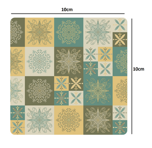 Smartserve MDF Square Coaster Set of 6, 10*10 cm (D43)