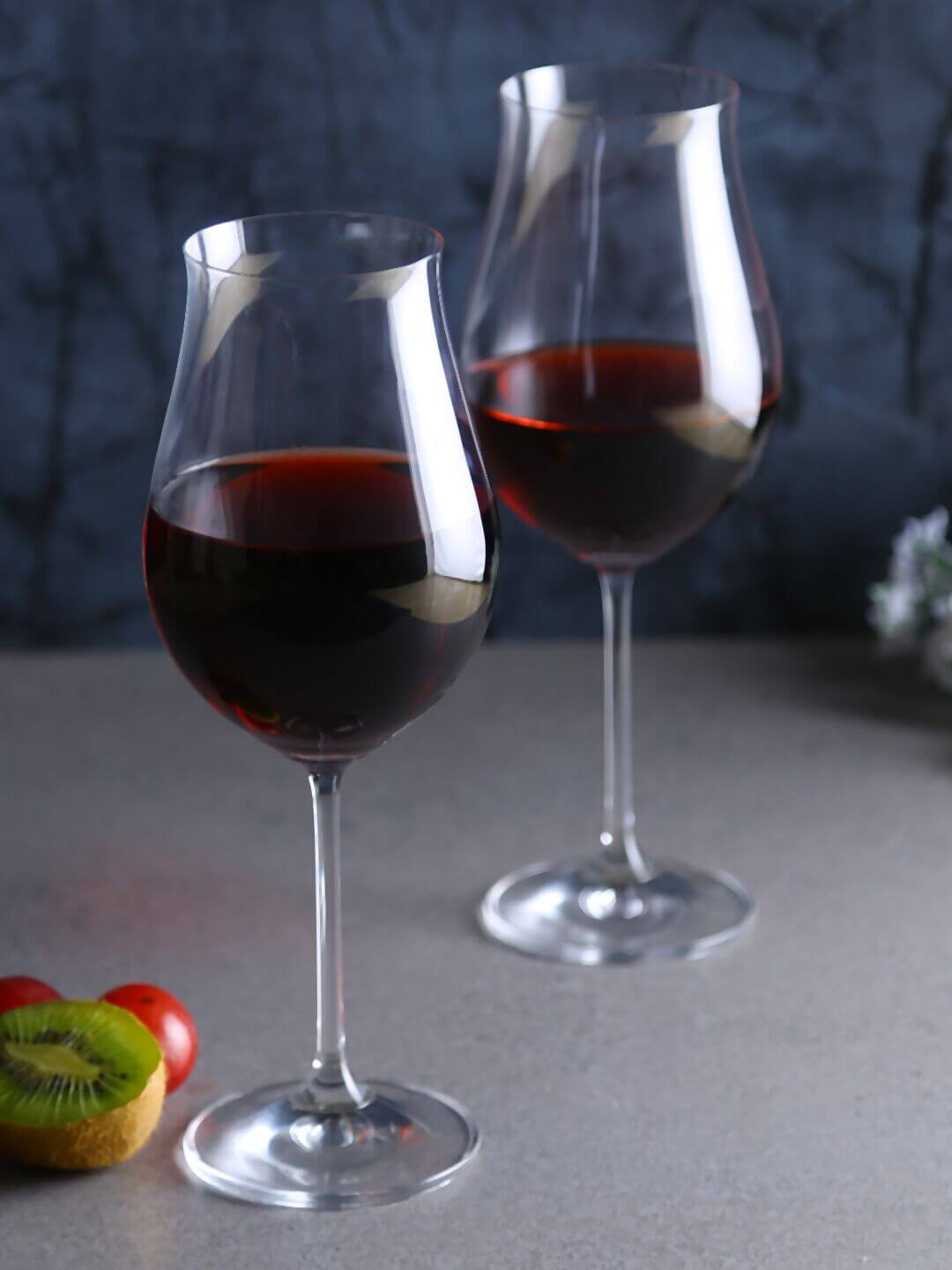 Bohemia Crystal Attimo Wine Glass Set, 420ml, Set of 6pcs, Transparent, Non Lead Crystal Glass | Wine Glass
