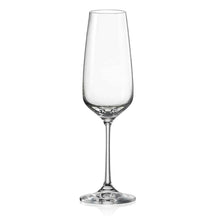 Load image into Gallery viewer, Bohemia Crystal Imported Premium Gisselle Champagne Flute Glass Set, 190 ml (6.75 oz), Set of 6