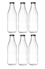 Load image into Gallery viewer, smart &quot;serve&quot; Small Glass Water Bottle Set, 300ml, Set of 6, Transparent