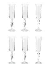 Load image into Gallery viewer, Bohemia Crystal Grace Champagne Flute 190 ML set of 6 pcs , Transparent , Non - lead Crystal | Champagne Flute