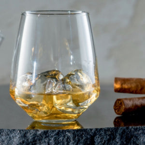 Uniglass King Whiskey Glass Set, 410ml, Set of 6, Transparent