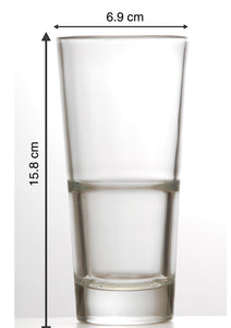 Juice Glass Set - Uniglass Oxford Highball 290 ML Set of 6 pcs | Water & Juice Glass